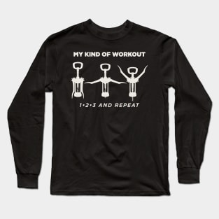 Wine Workout Long Sleeve T-Shirt
